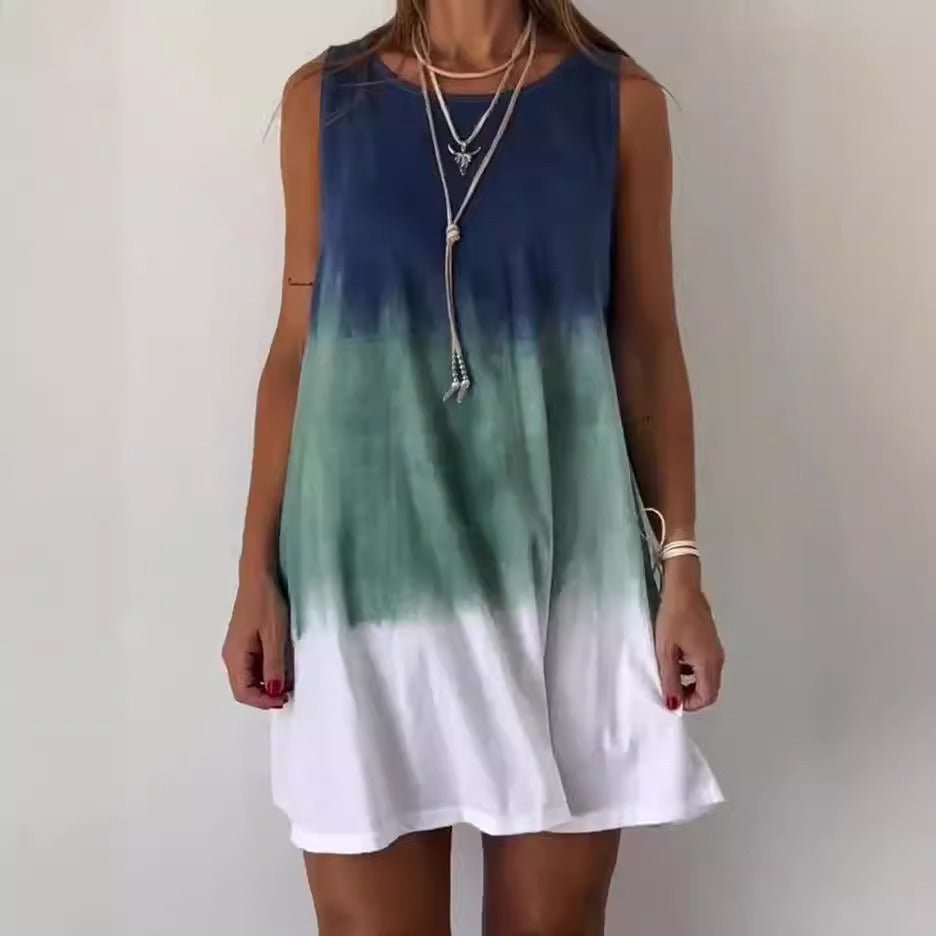 Vionette - Casual Gradient Dress
