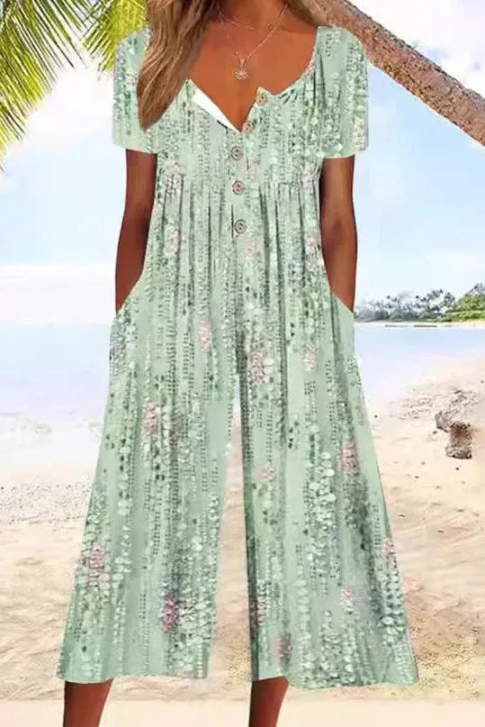 Cassidy - Button-Front Jumpsuit