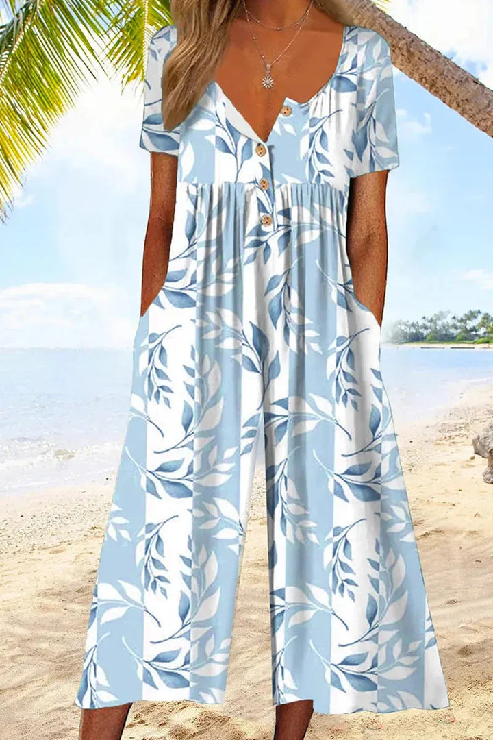 Cassidy - Button-Front Jumpsuit