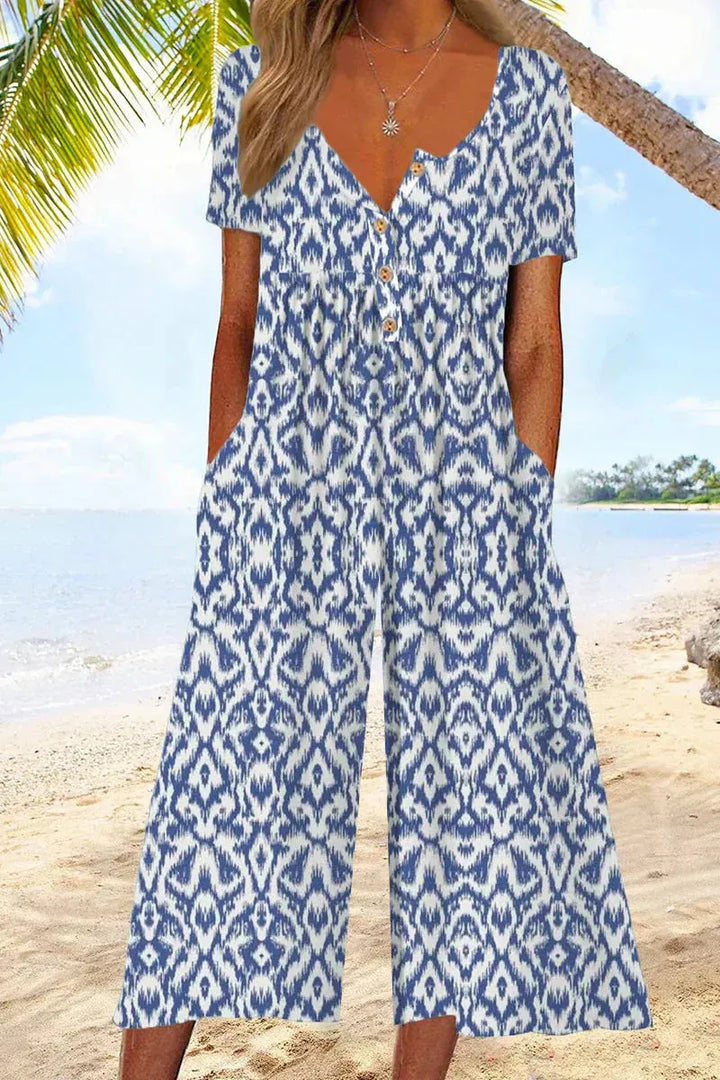 Cassidy - Button-Front Jumpsuit