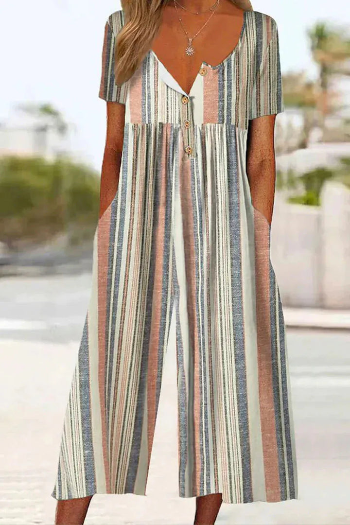 Cassidy - Button-Front Jumpsuit
