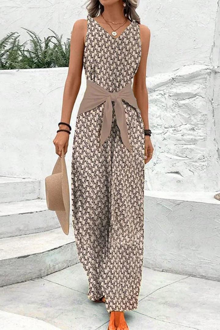 Viviette - Effortless Wide-Leg Jumpsuit