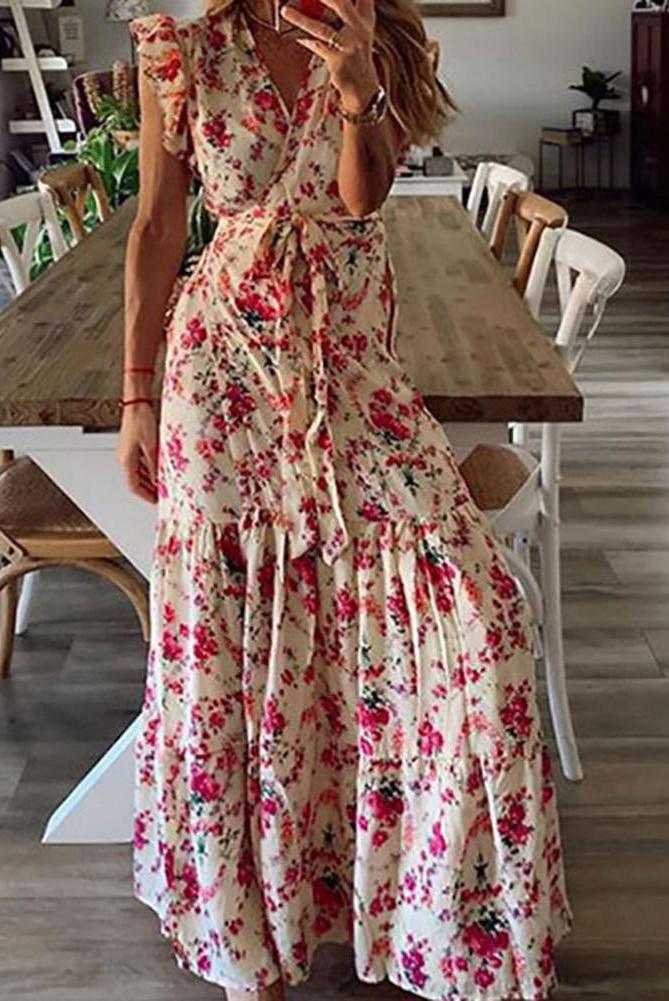 Shera - Floral Maxi Dress