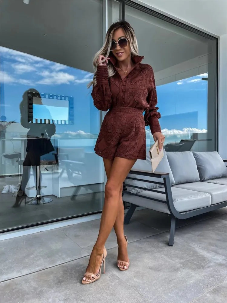 Amelina - Sophisticated Lace Ensemble