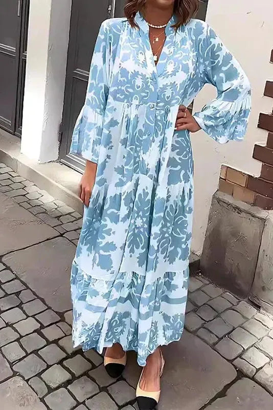 Avielle - Fashionable Printed Boho Maxi Dress