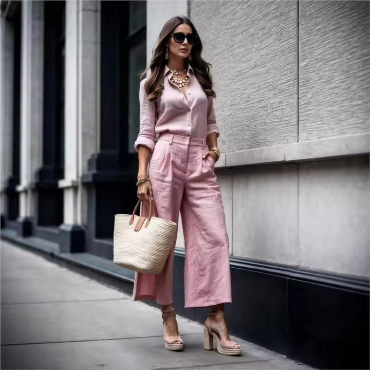 Noor™ | Relaxed Fit Lounge Set with Pants