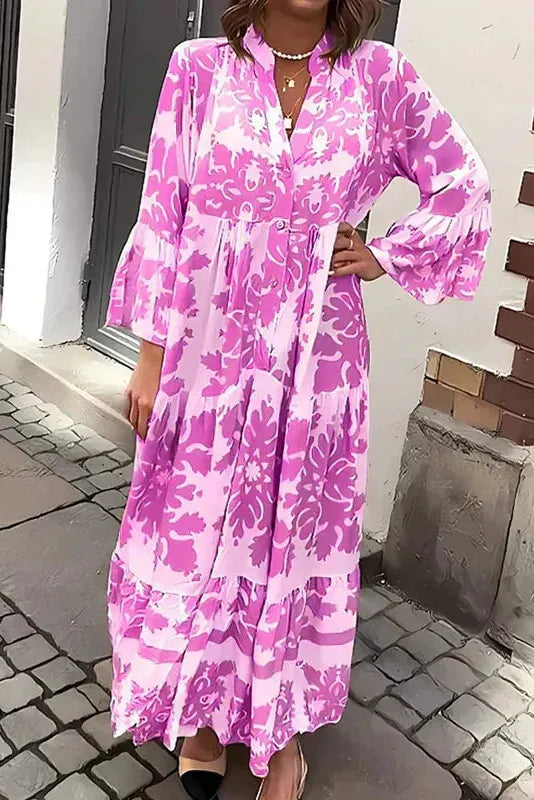 Avielle - Fashionable Printed Boho Maxi Dress