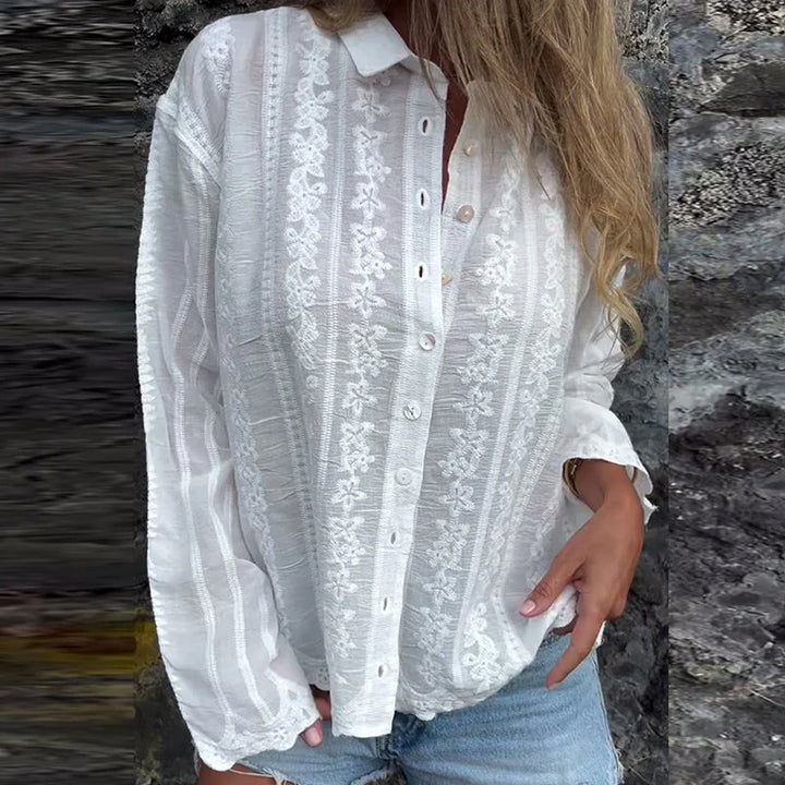 Miralyn - Button-Up Polo Shirt