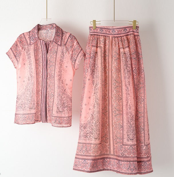 Adele - Boho Print Two-Piece Set
