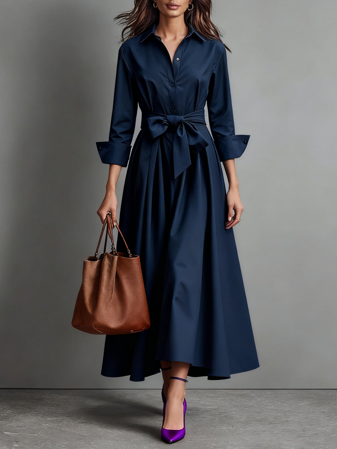 Marise™ | Chic Maxi Dress Featuring Bow Accent