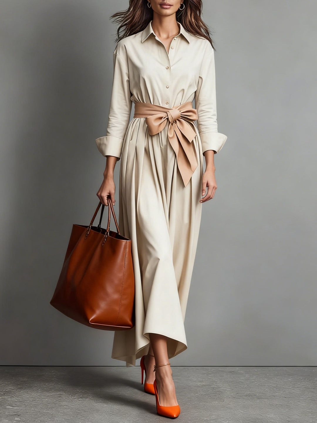 Marise™ | Chic Maxi Dress Featuring Bow Accent