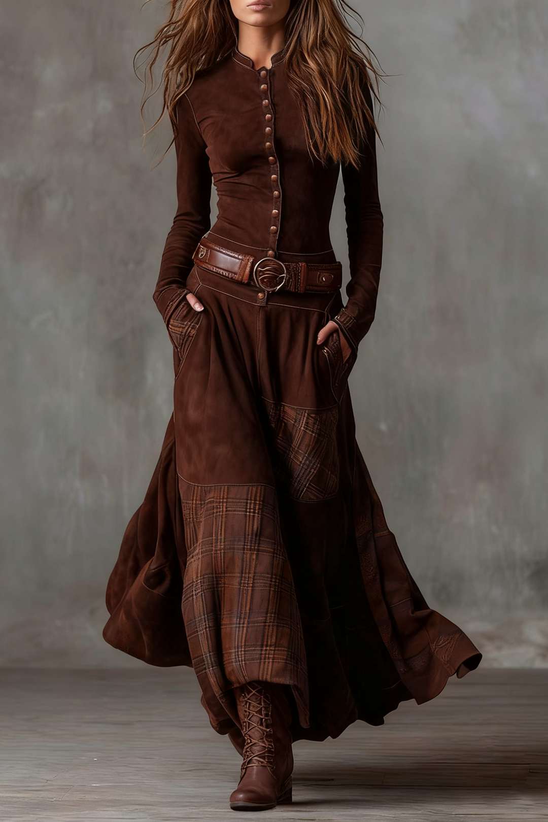 Fiona | Elegant Vintage Maxi Dress