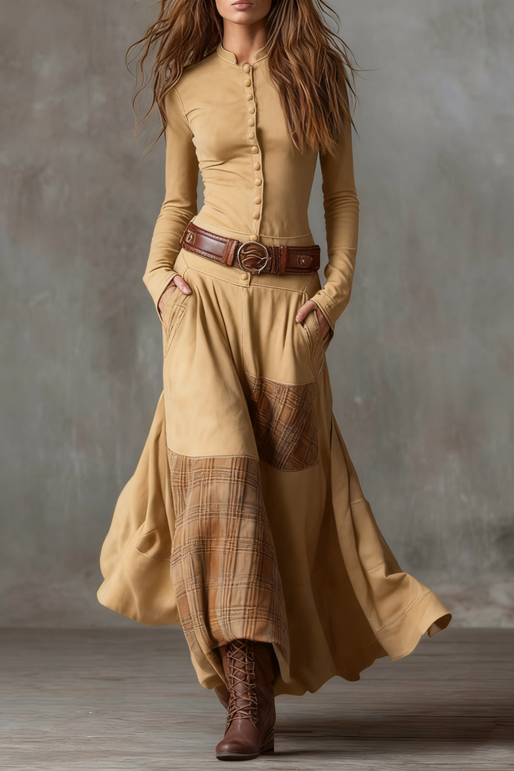Fiona | Elegant Vintage Maxi Dress