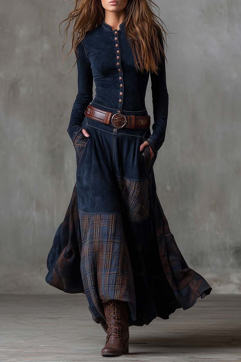 Fiona | Elegant Vintage Maxi Dress