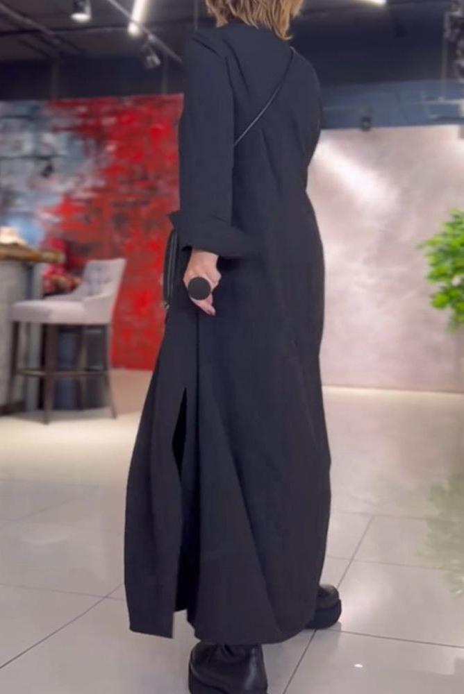 Evie - Retro Vibe Loose Fit Maxi Dress