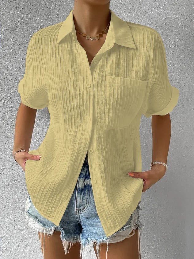 Norelia - Casual Textured Blouse