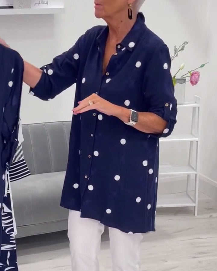 Rovery - Timeless Polka Dot Button-Up