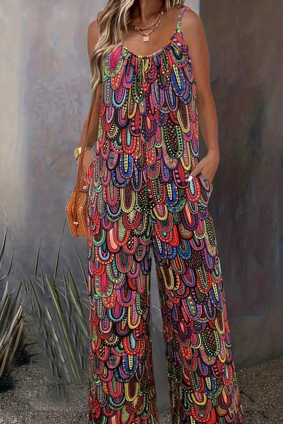 Emera - Loose-fitting Jumpsuit