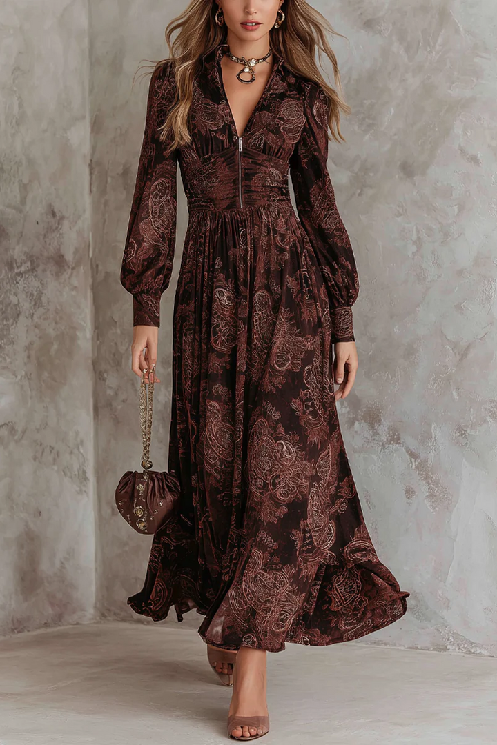 Waist Maxi Dress