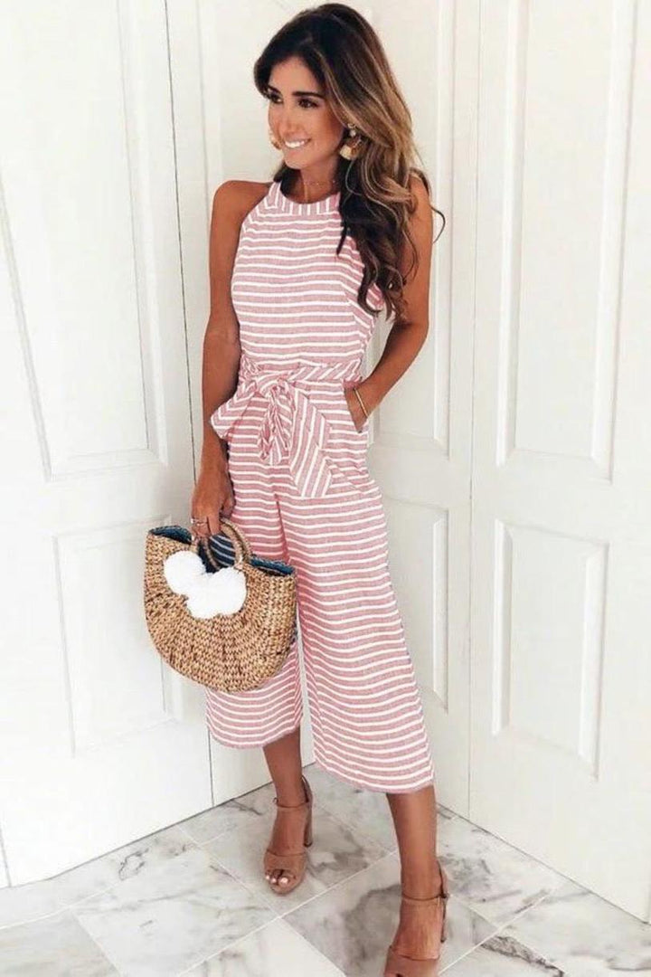 Azaria - Striped Jumpsuit