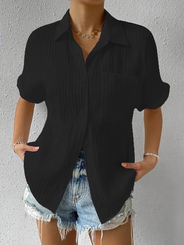 Norelia - Casual Textured Blouse