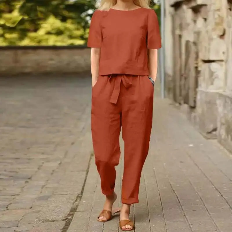Chic Two-Piece Lounge Set by Charm
