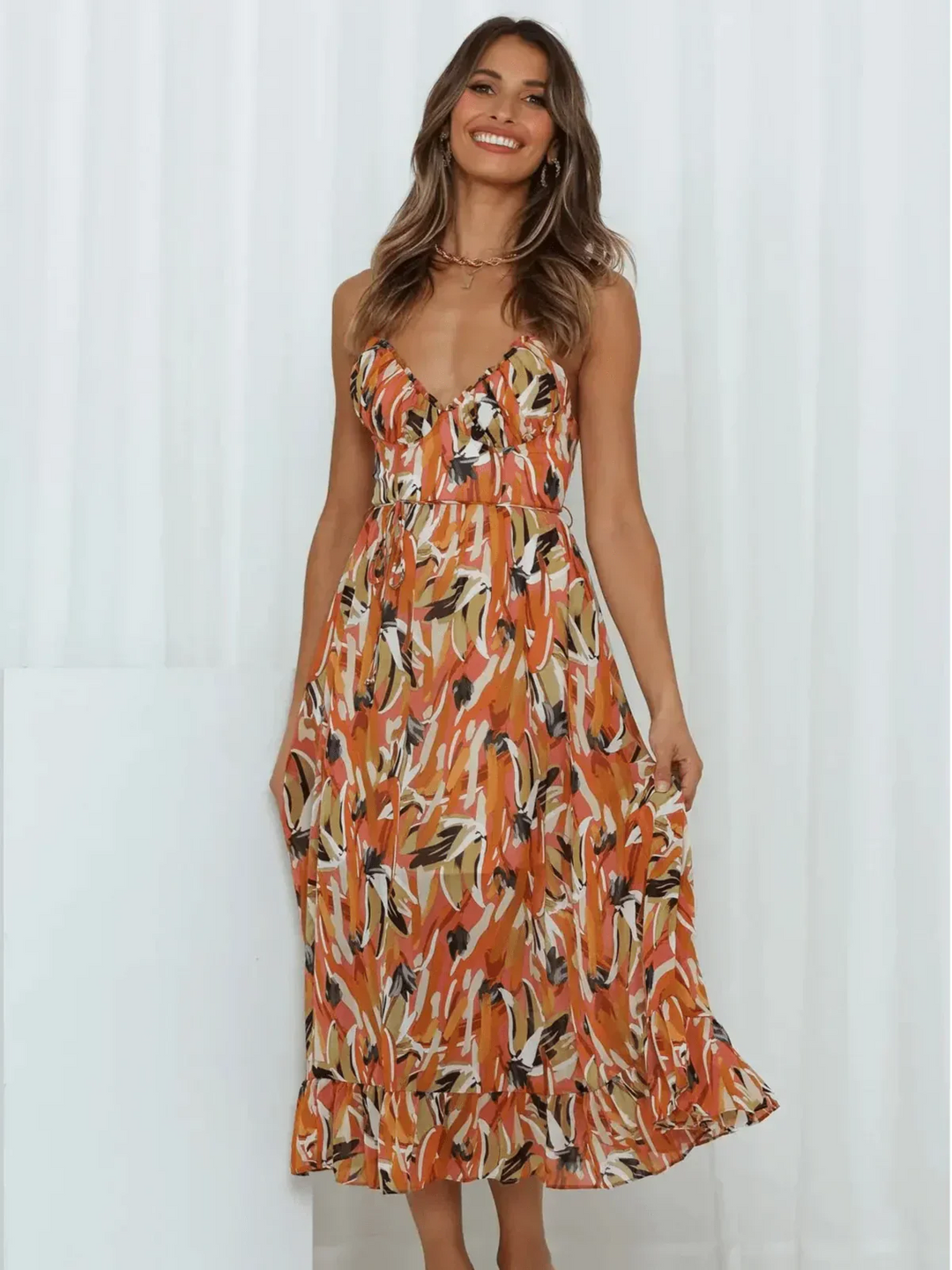 Kristy - Chic Midi Dress