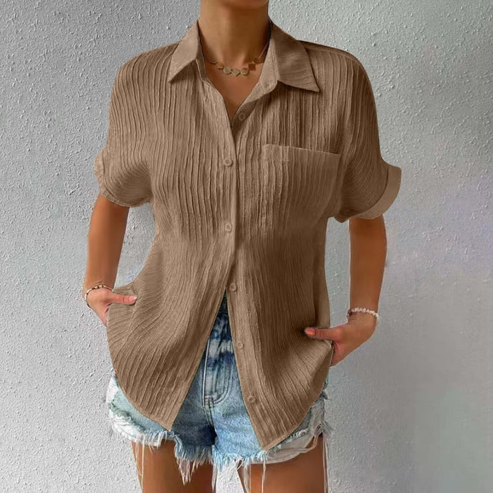 Norelia - Casual Textured Blouse