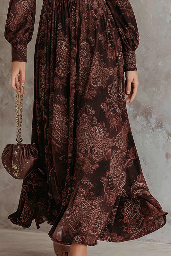 Waist Maxi Dress