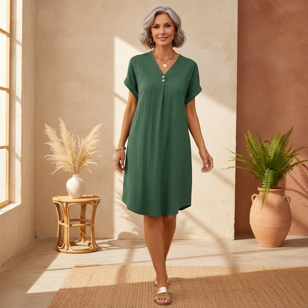 Danika - V-neck Spring Dress