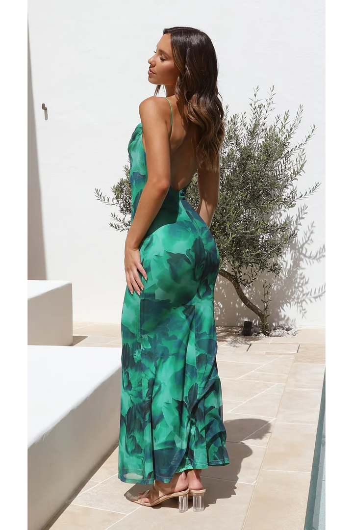 Ainsley - Sleeveless Club Party Bodycon Maxi Dress