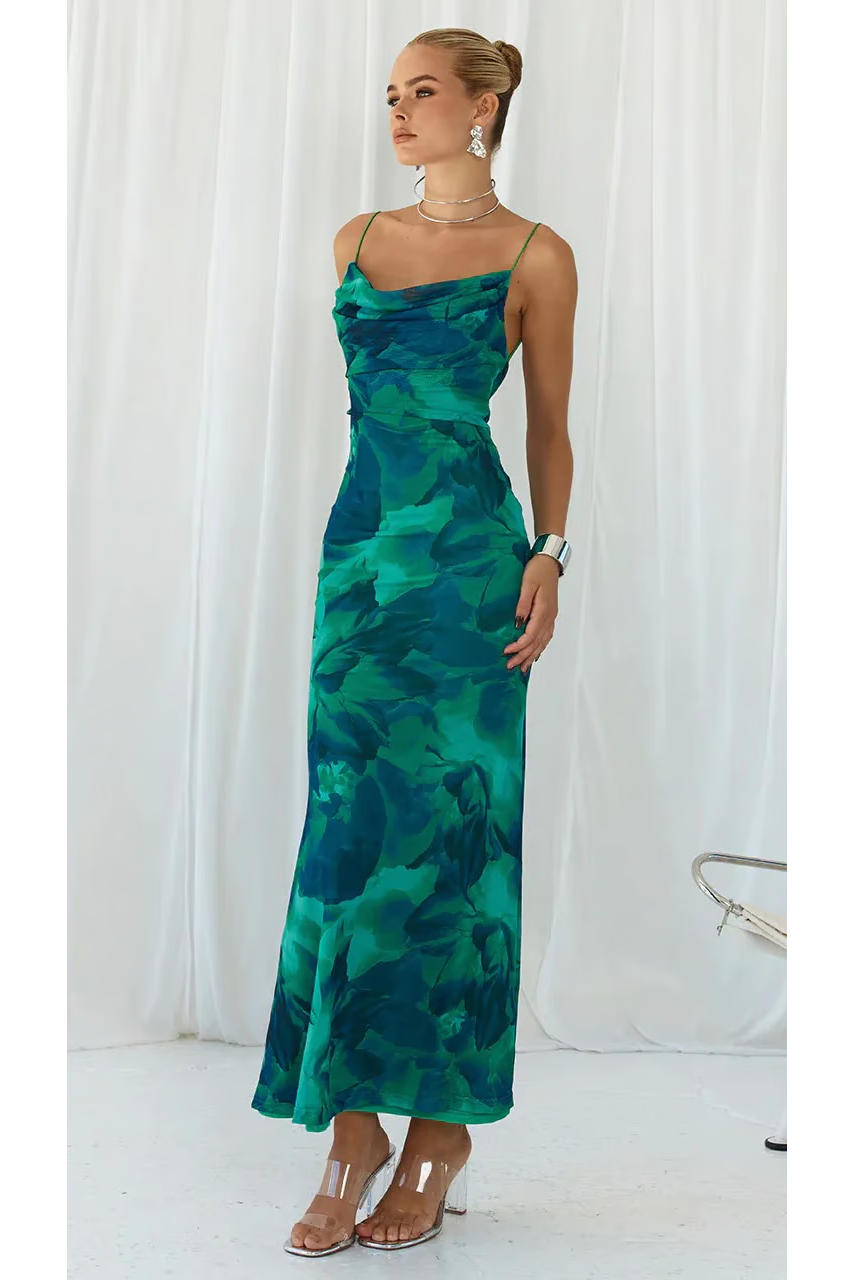 Ainsley - Sleeveless Club Party Bodycon Maxi Dress