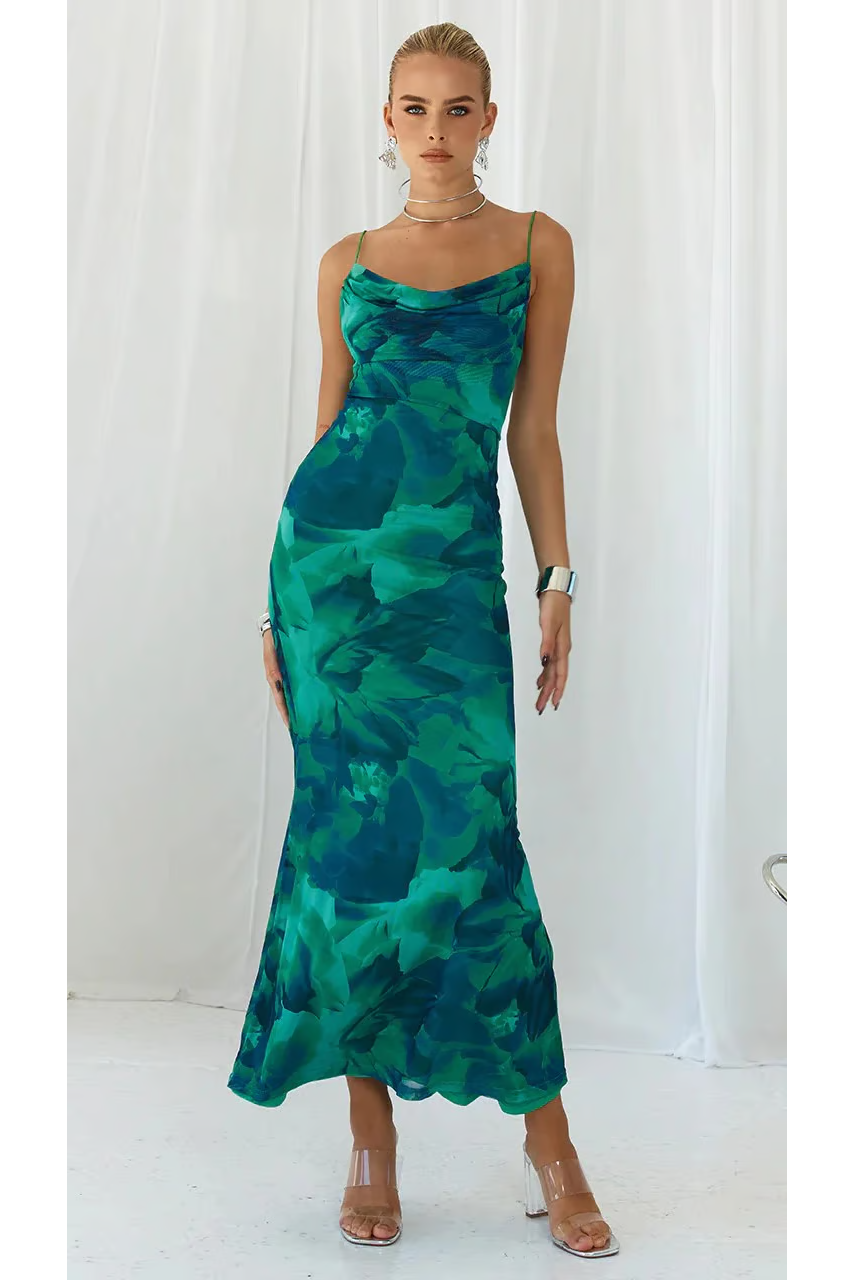 Ainsley - Sleeveless Club Party Bodycon Maxi Dress