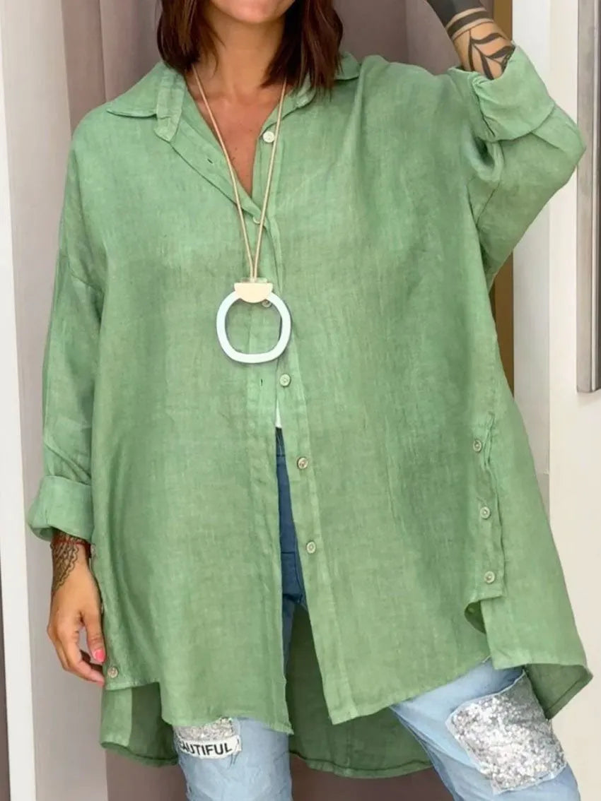 Zephina - Oversized Button Shirt