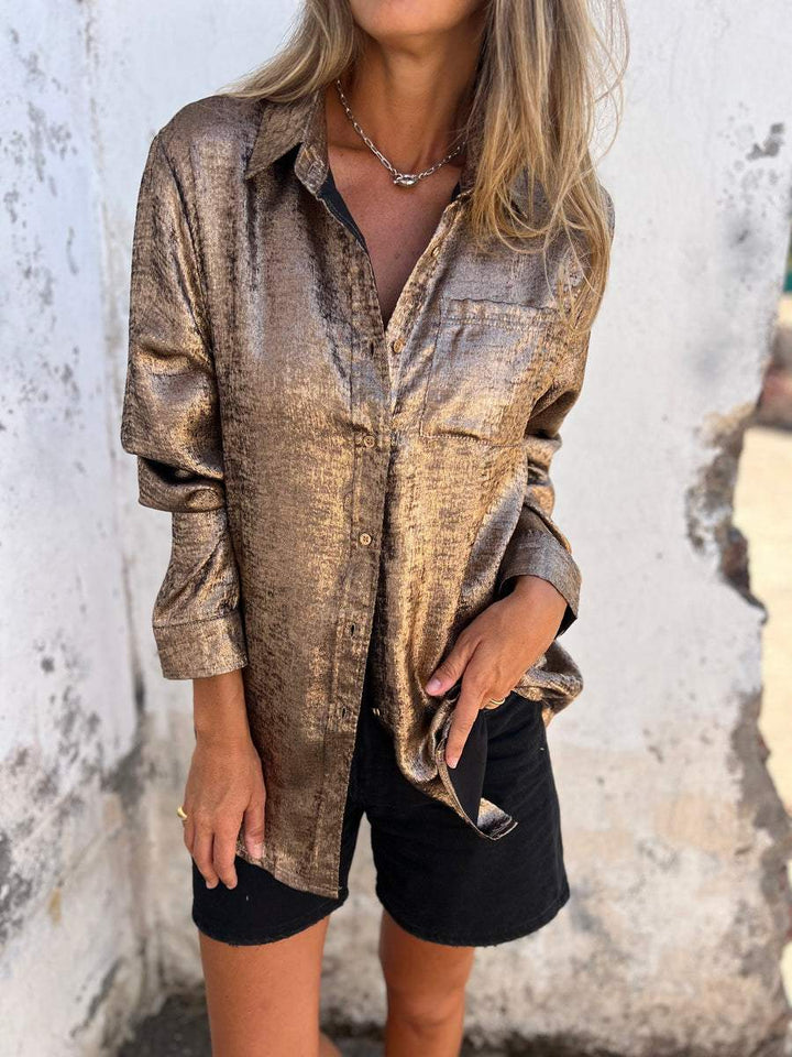 Louella - Elegant Shimmer Blouse