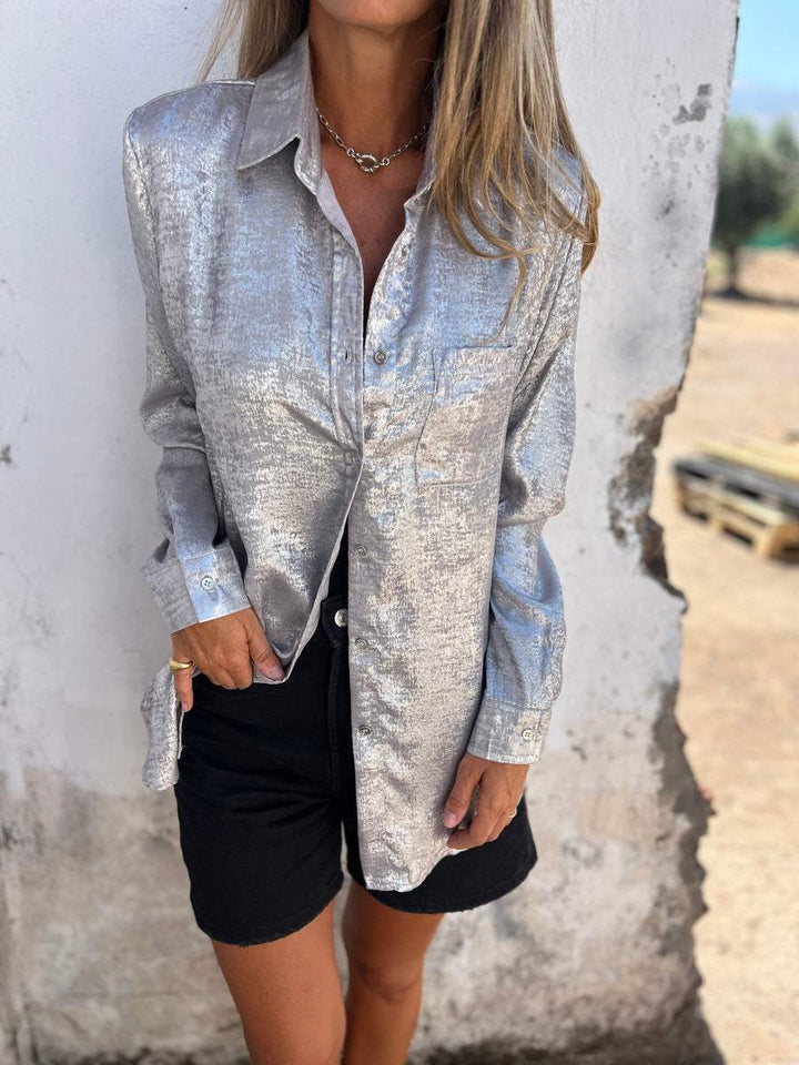 Louella - Elegant Shimmer Blouse