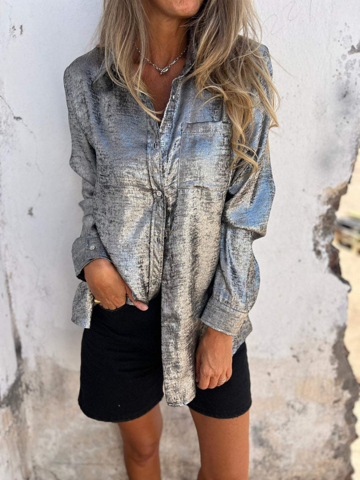 Louella - Elegant Shimmer Blouse
