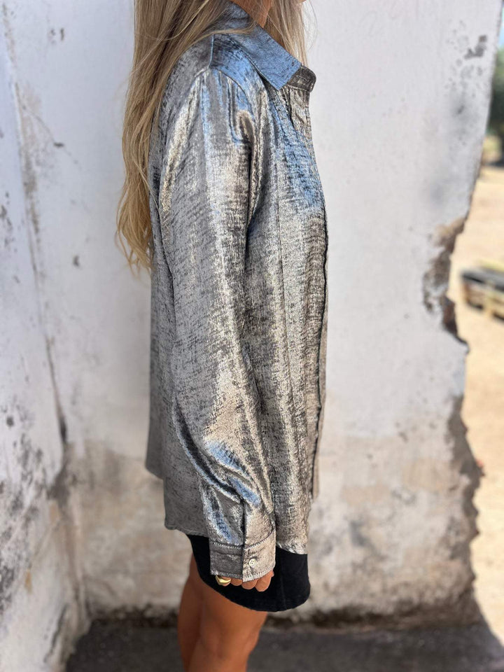 Louella - Elegant Shimmer Blouse
