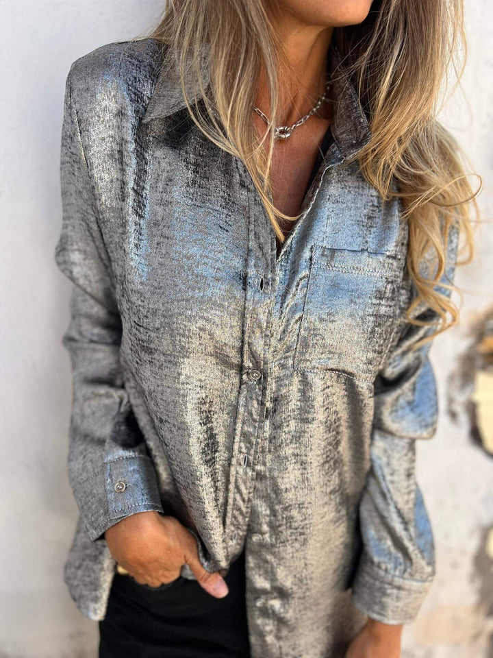 Louella - Elegant Shimmer Blouse
