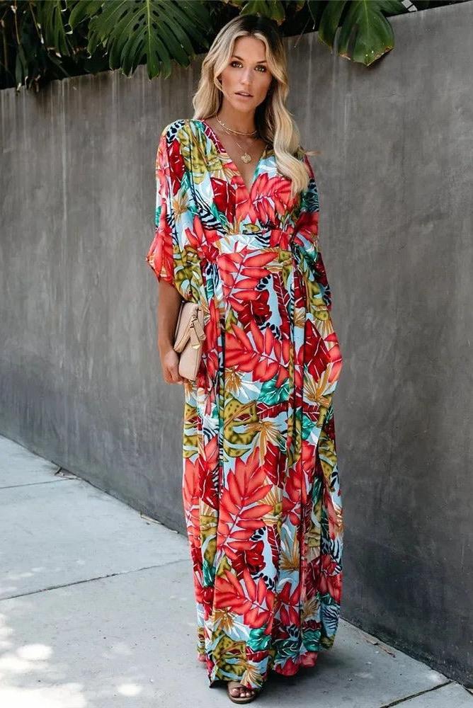 Juniper - Boho Breeze Kimono Maxi Dress