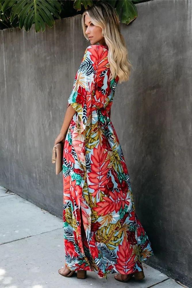 Juniper - Boho Breeze Kimono Maxi Dress