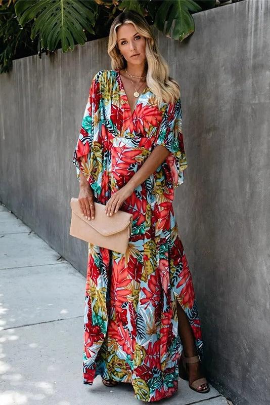 Juniper - Boho Breeze Kimono Maxi Dress