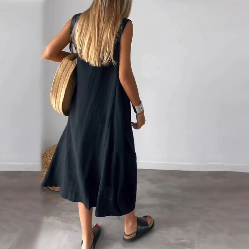 Amaris - Relaxed Sleeveless Dress