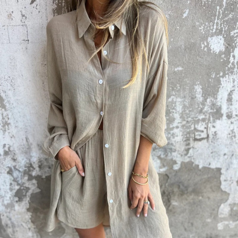 Lyrie - Casual Polo Ensemble